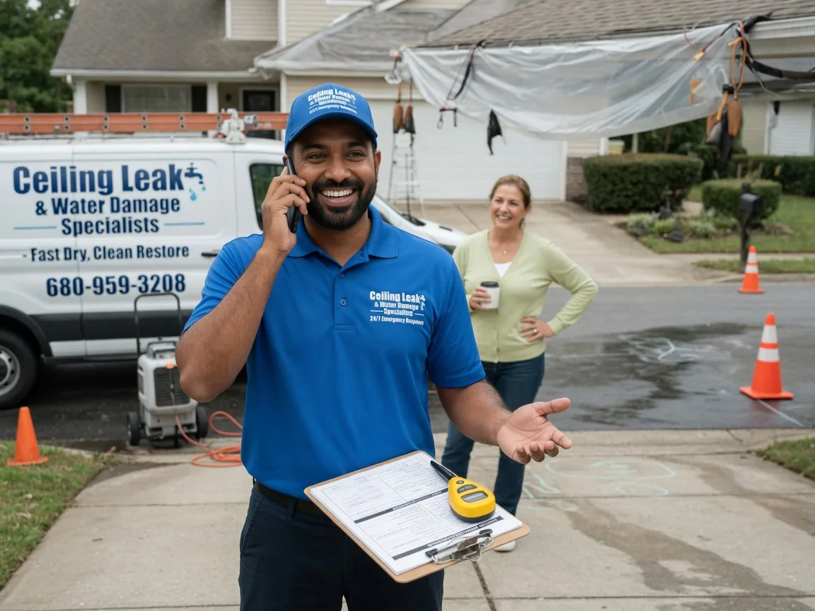 Ceiling Leak Cleanup Creal Springs, IL FAQs